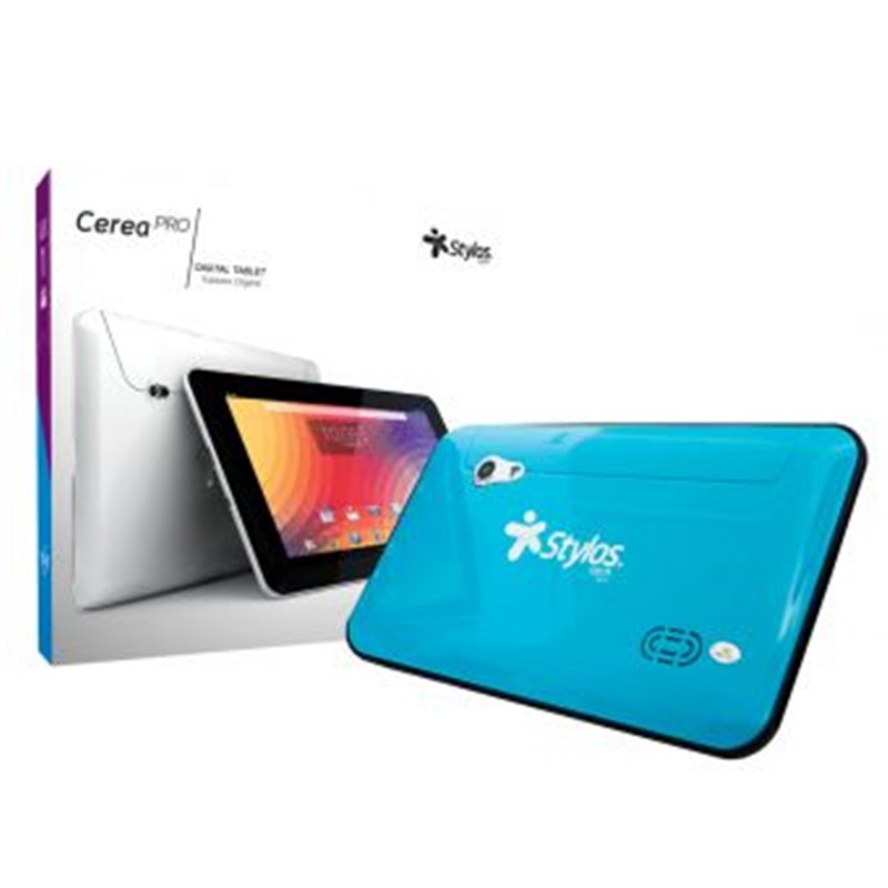 STYLOS TB CEREA PRO 7 TAB5 AZUL CPU QUAD CORE, ANDROID 4.2.2 RAM 1GB mini HDMI, 8GB MEMORIA Bluetooth DOBLE CAMARA Aluminio